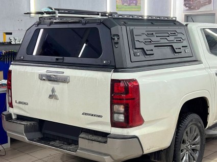 Kунг на кузов Mitsubishi L200 5 поколение 2 стекла алюминиевый купить в Туле